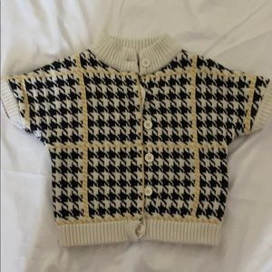 Janie and Jack like new houndstooth size 5 sweater